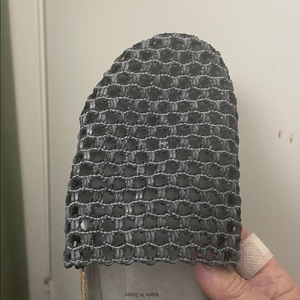 Free People Charcoal Woven Slip-Ons - Picture 4 of 4